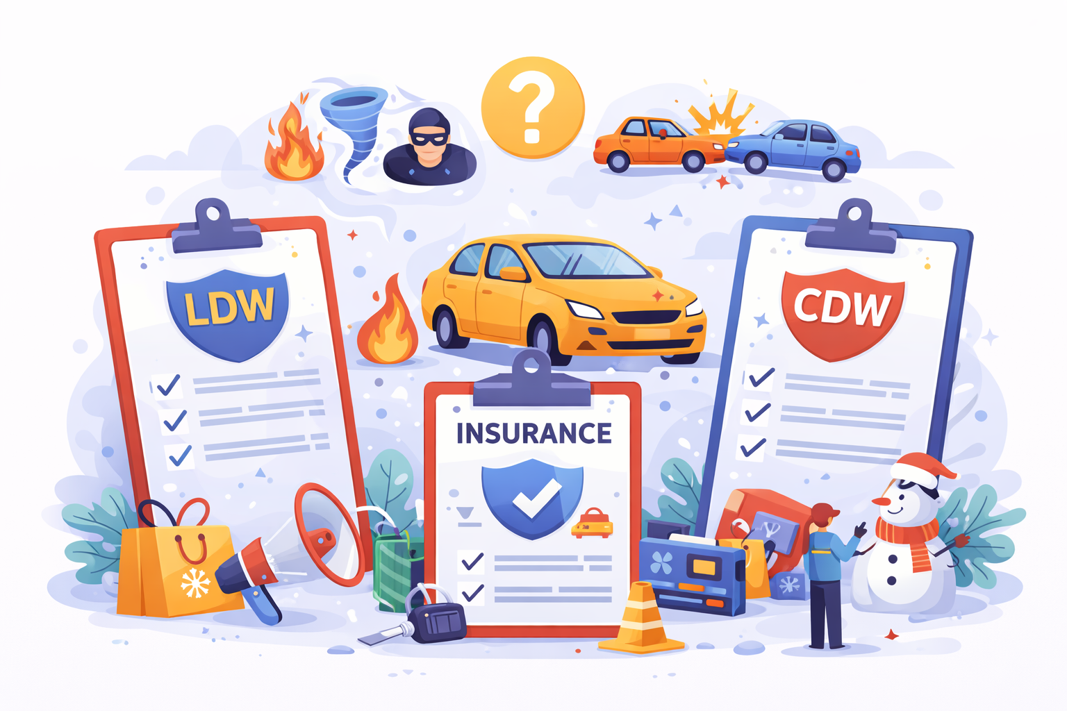 LDW vs CDW Explained: What Your Auto Insurance Covers